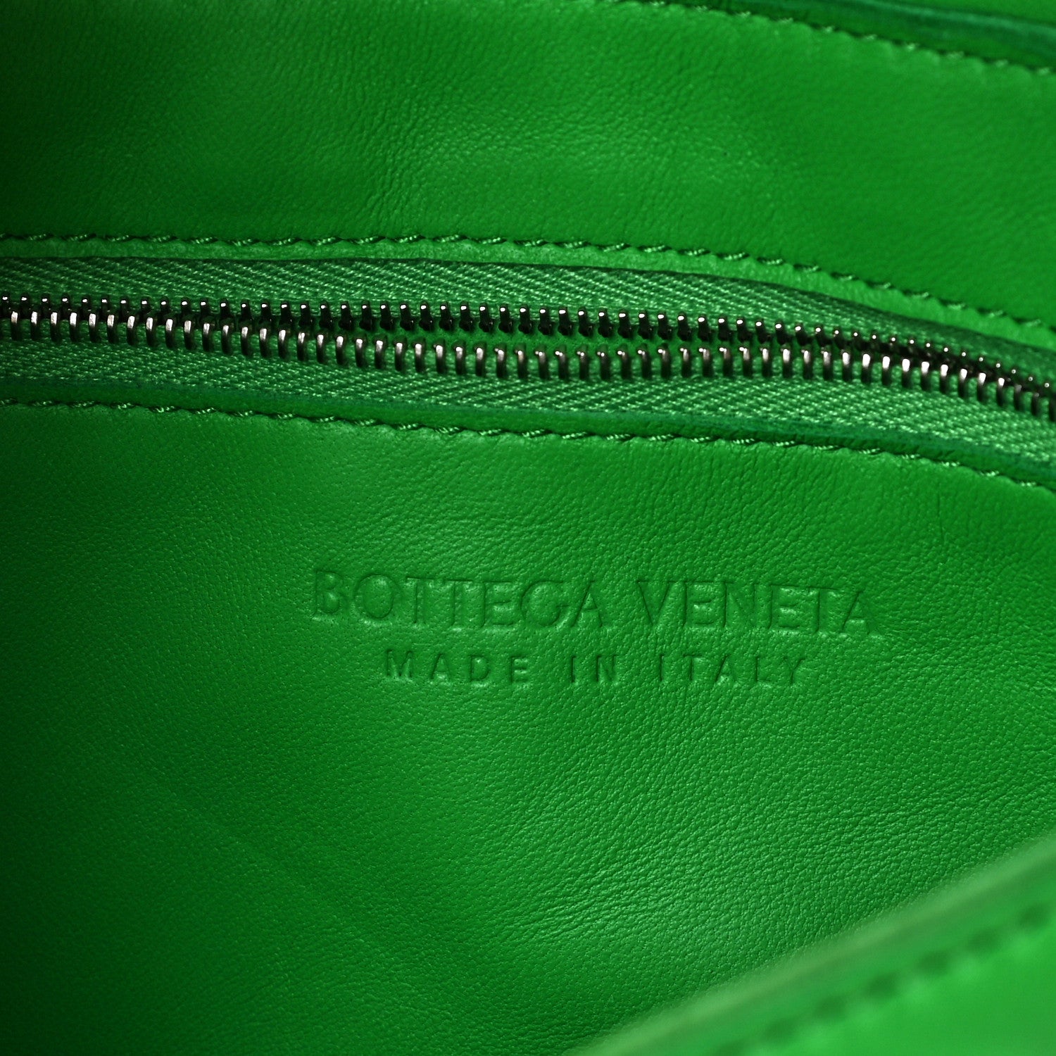 Bottega Veneta Lambskin Maxi Intrecciato Cassette Crossbody Bag Grass 8 of 8