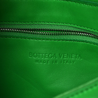 Bottega Veneta Lambskin Maxi Intrecciato Cassette Crossbody Bag Grass 8 of 8