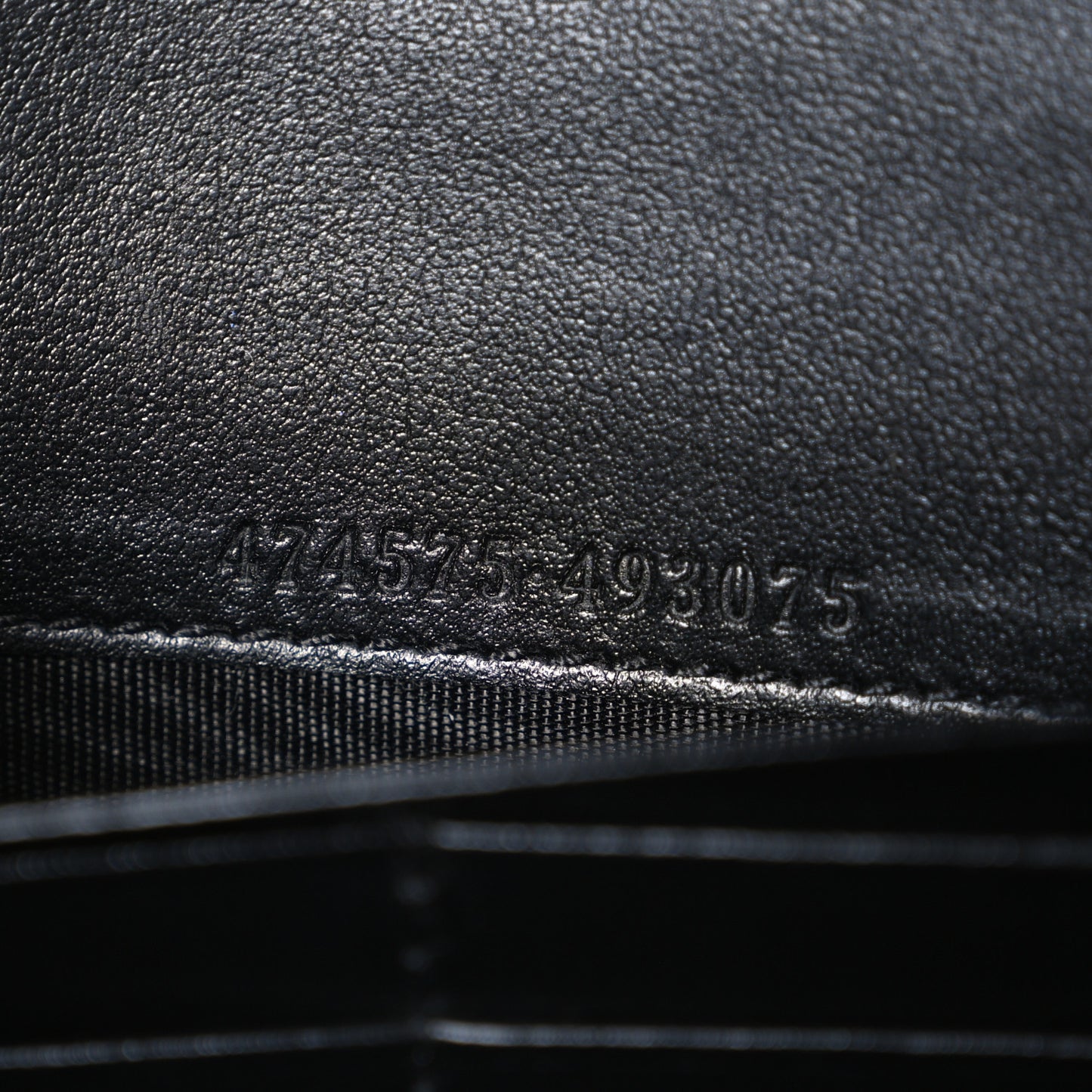 Calfskin Matelasse GG Marmont Chain Wallet Black