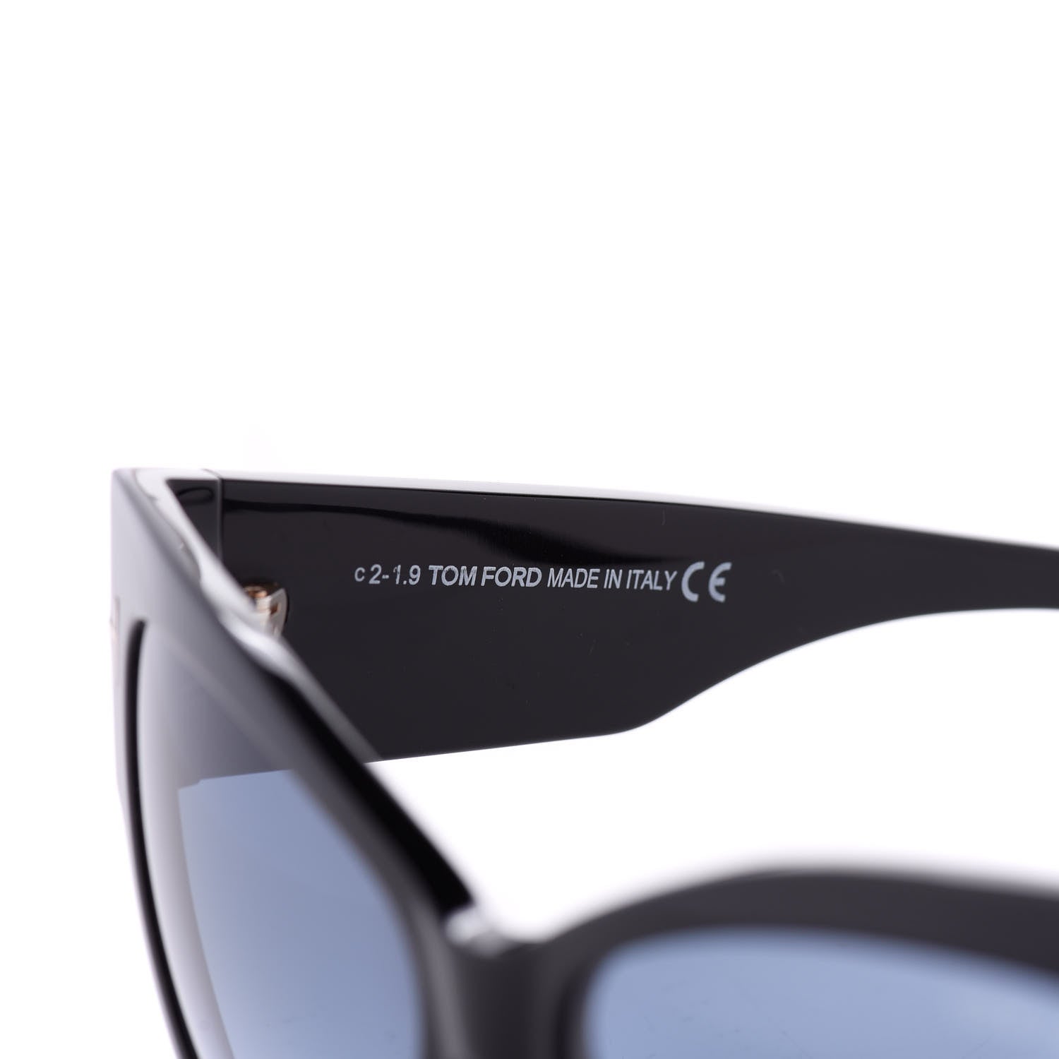 Tom Ford Acetate Anoushka Cat Eye Sunglasses TF371 Black 6 of 7