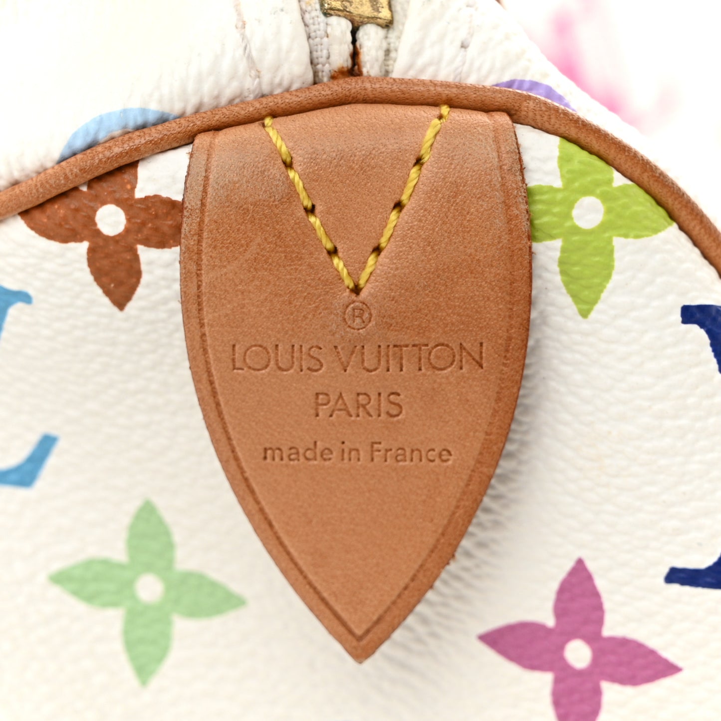 Monogram Multicolor Speedy 30 White
