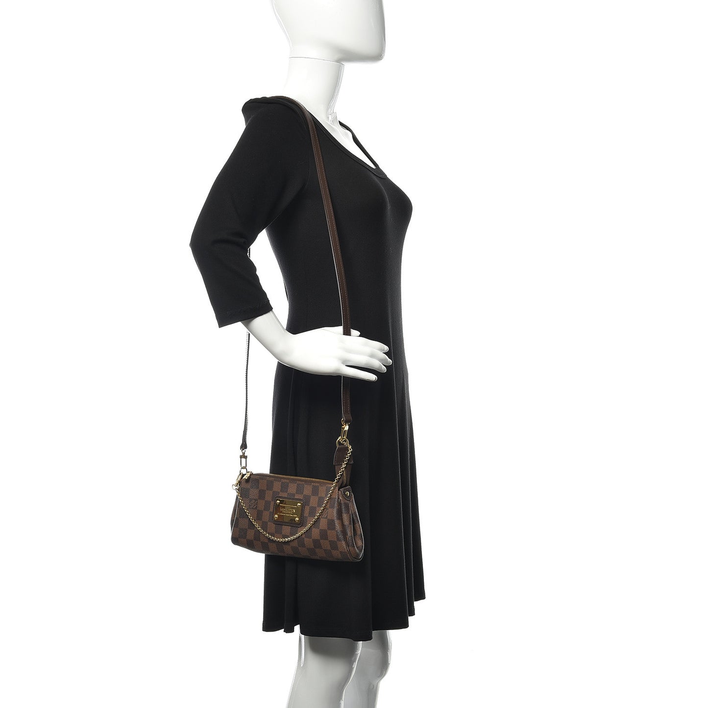 Damier Ebene Eva Clutch