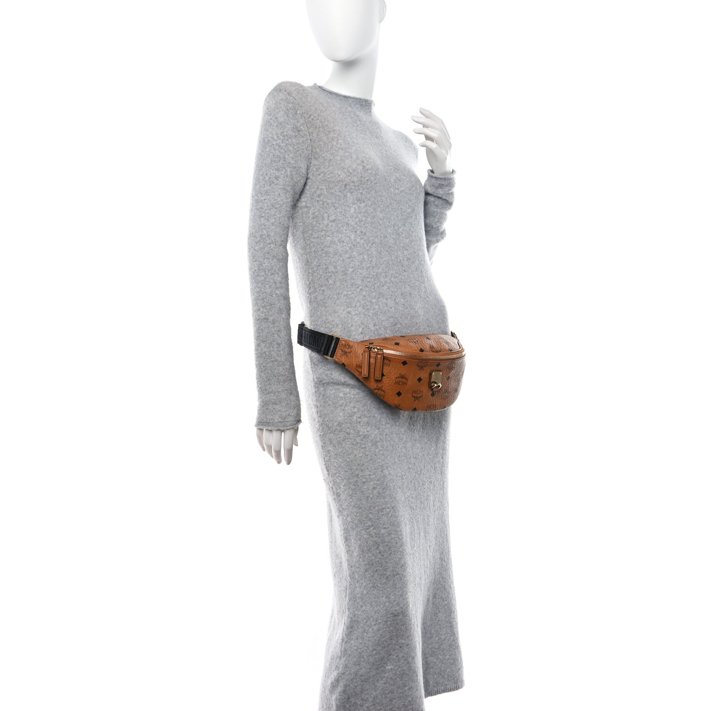 Visetos Medium Fusten Belt Bag Cognac