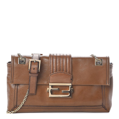 Fendi Vitello Acqua Maxi Baguette Bag Saddler 1 of 8