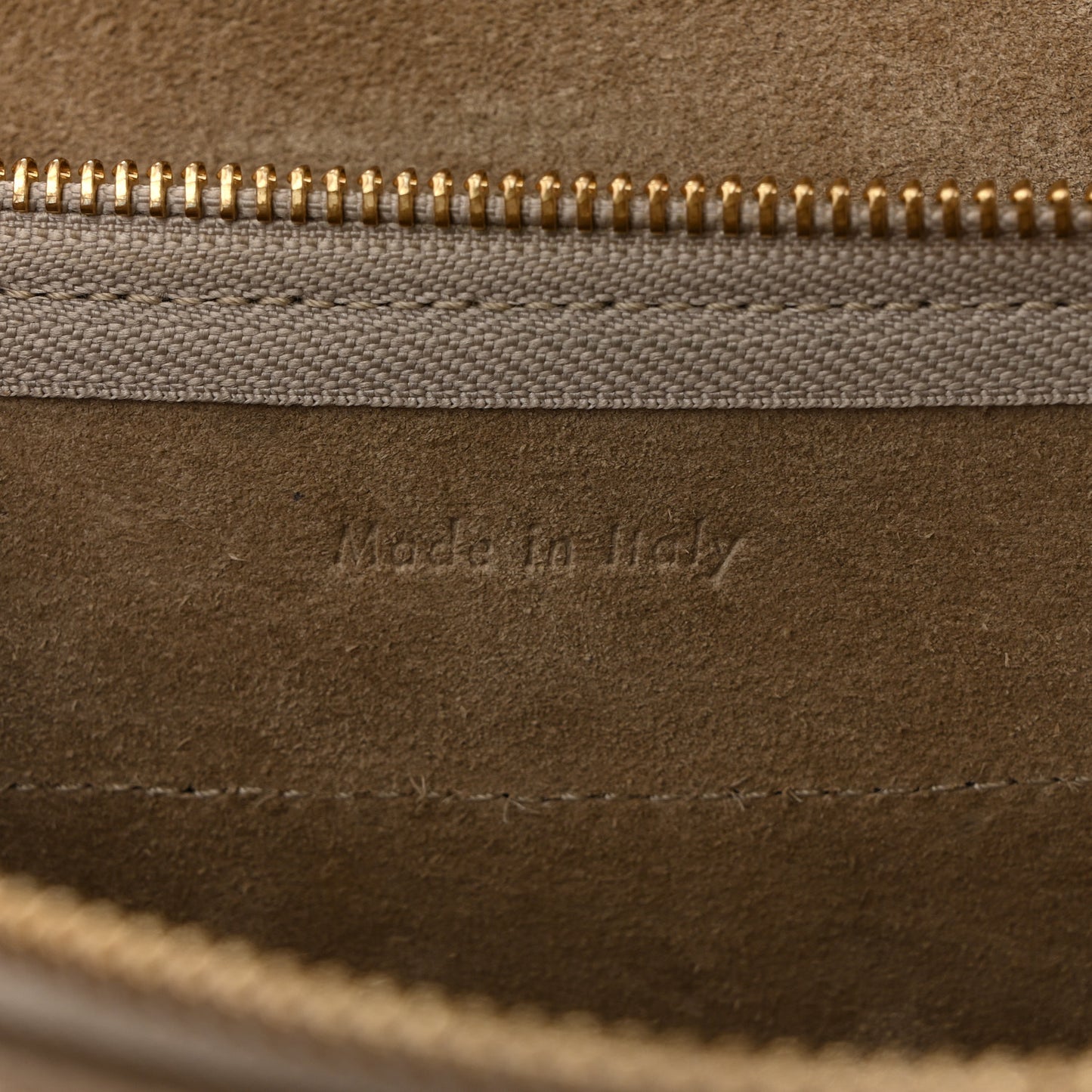 Grained Calfskin Nano Belt Bag Light Taupe