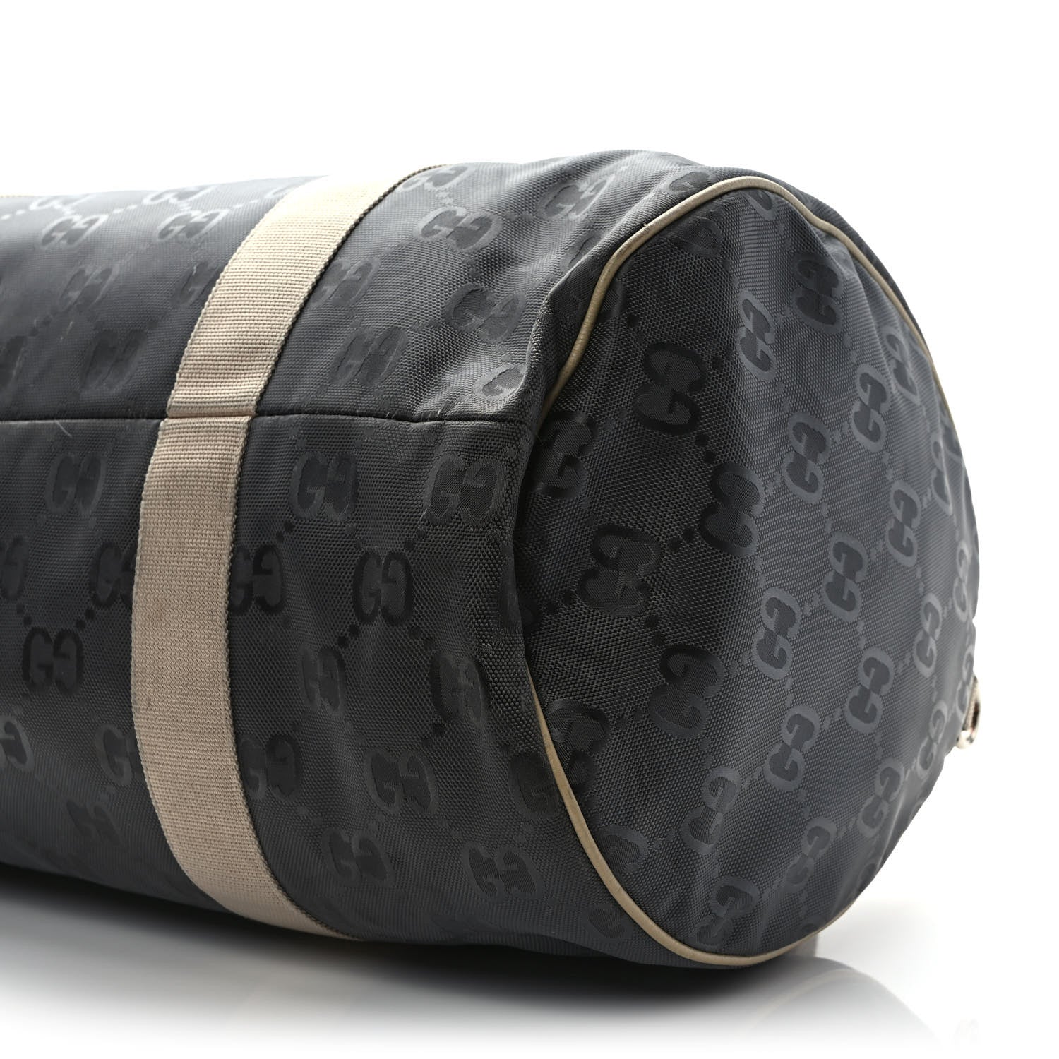 Gucci Econyl Nylon Monogram Off The Grid Duffle Bag Graphite Grey New Plaster 9 of 9