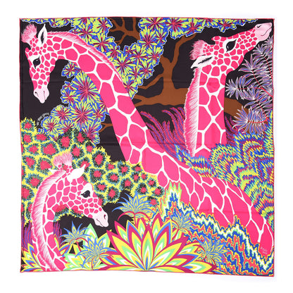 Hermes Silk The Three Graces Scarf 90 Chocolate Rose Vif 1 of 4