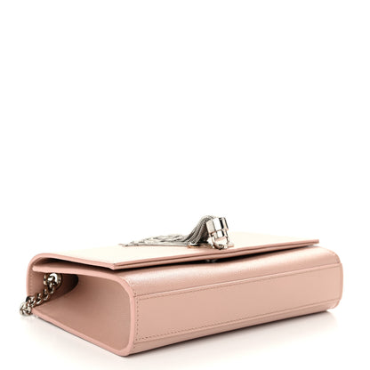 Saint Laurent Grain De Poudre Small Classic Monogram Kate Tassel Satchel Pale Pink 4 of 9