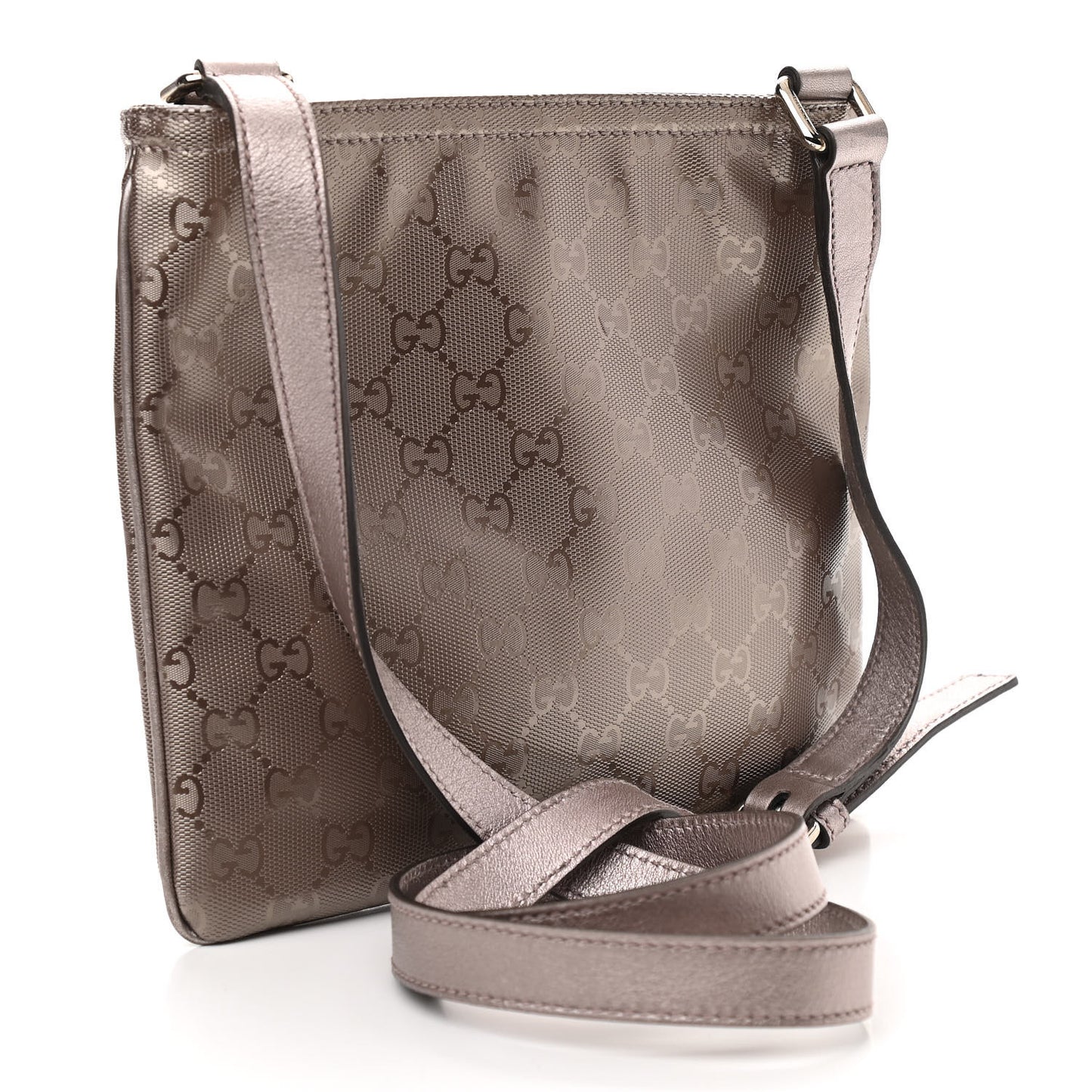 Imprime Monogram Small Flat Messenger Bag Mauve