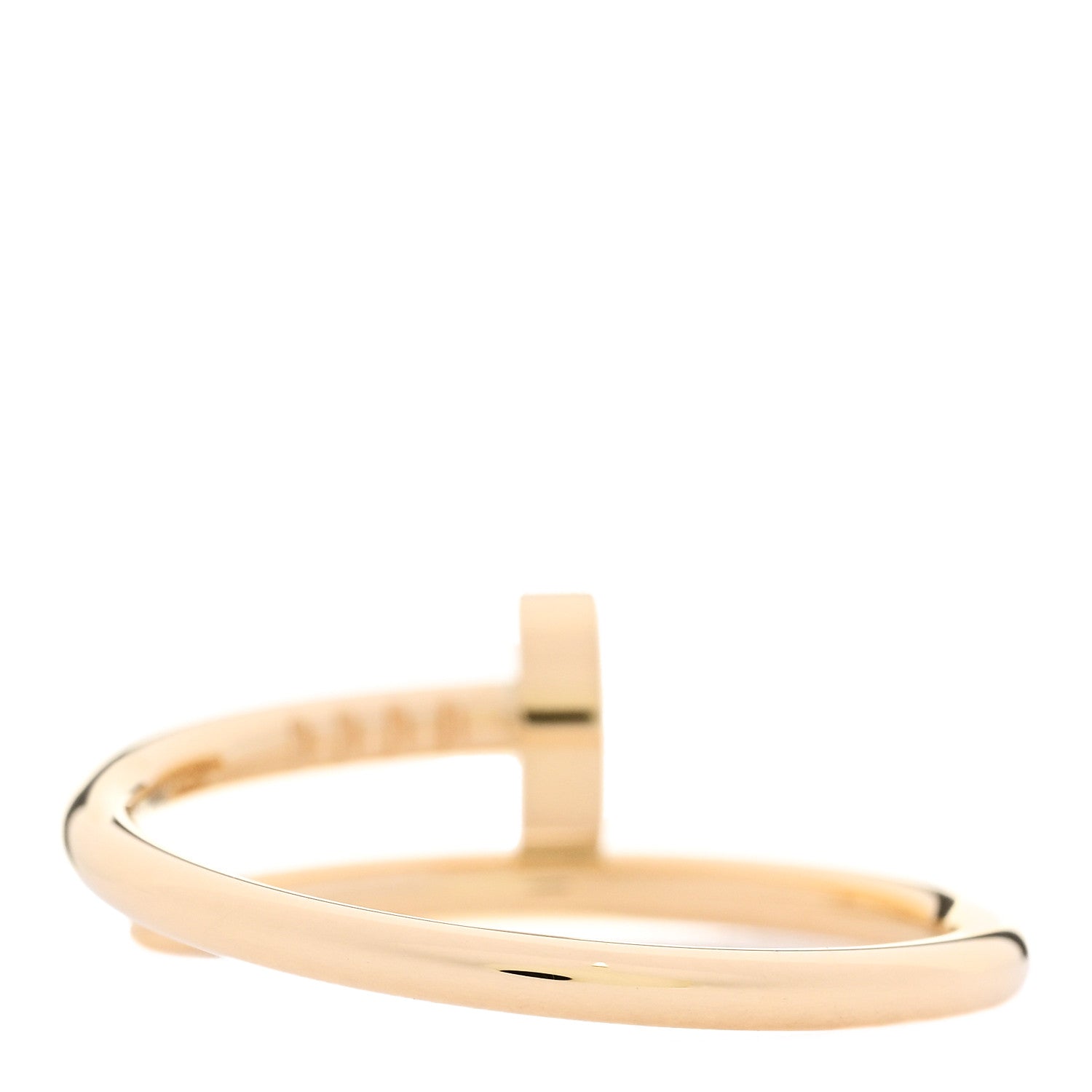 Cartier 18K Yellow Gold Small Juste Un Clou Ring 54 6.75 3 of 5