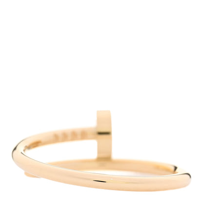 Cartier 18K Yellow Gold Small Juste Un Clou Ring 54 6.75 3 of 5
