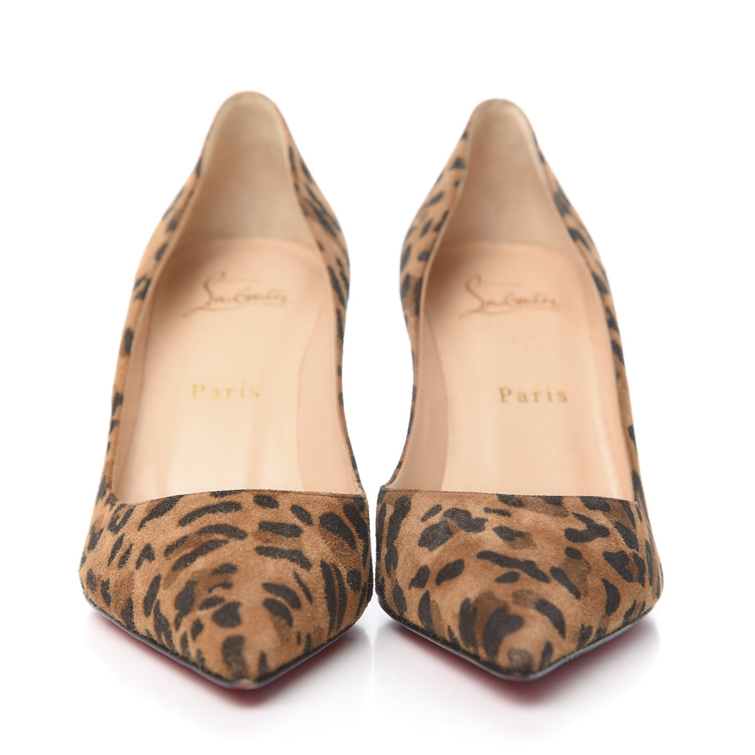 Christian Louboutin Veau Velours Clare 80 Pumps 36 Caramel 2 of 10