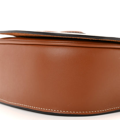 Celine Smooth Calfskin Cuir Triomphe Folco Crossbody Bag Tan 10 of 11