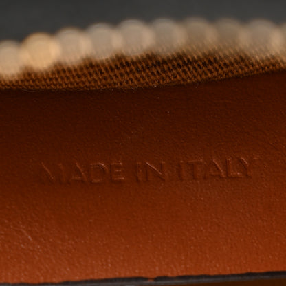 Celine Triomphe Canvas Calfskin Ava Shoulder Bag Tan 7 of 14