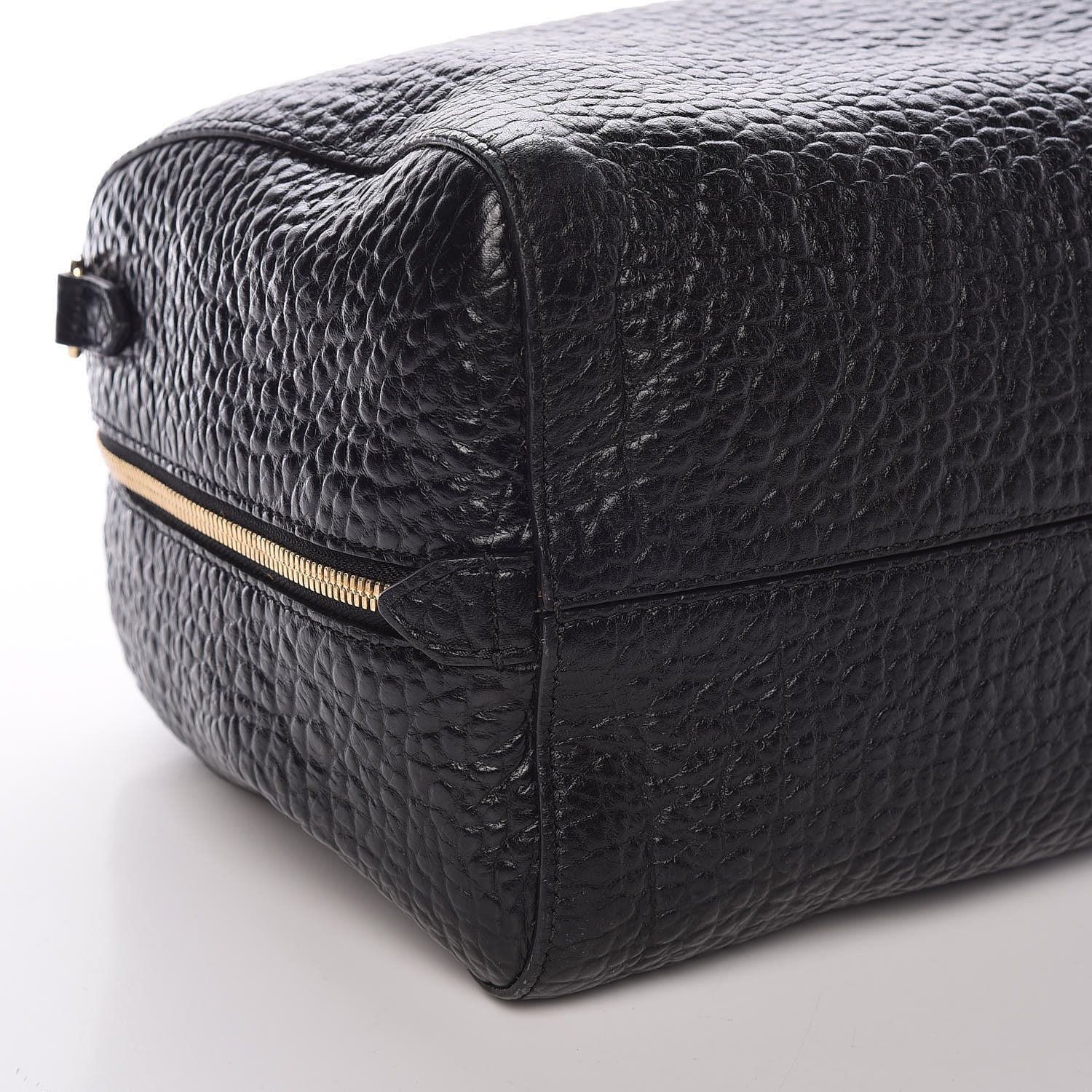 Burberry Heritage Grain Medium Alchester Bowling Bag Black 9 of 10