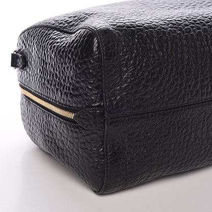 Burberry Heritage Grain Medium Alchester Bowling Bag Black 9 of 10