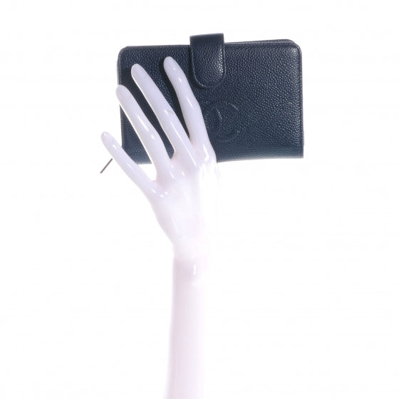 Caviar CC French Wallet Navy