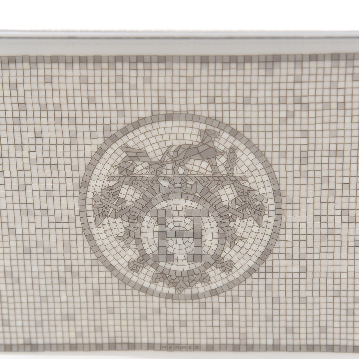 Porcelain Mosaique Au 24 Sushi Plate Platine