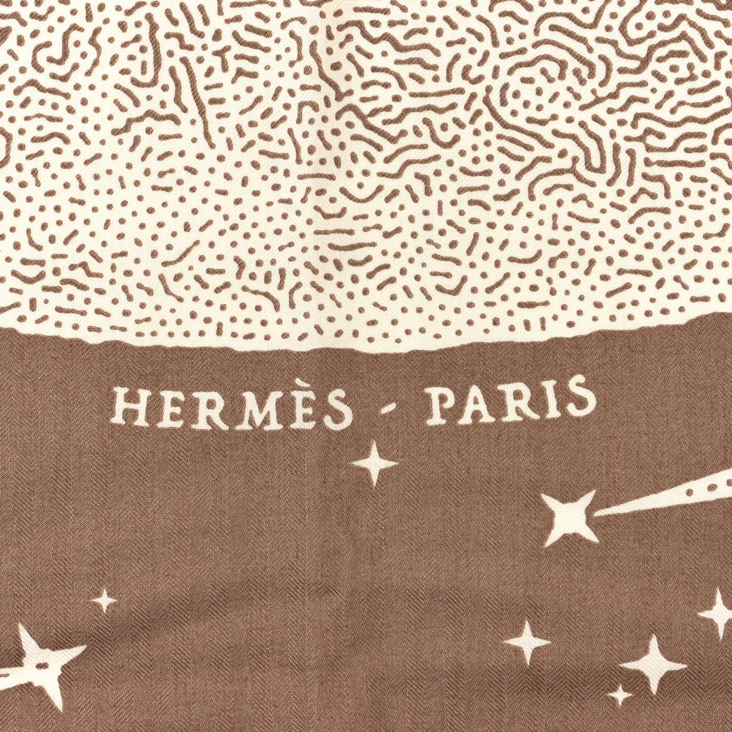 Silk Cashmere Clair De Lune Shawl 140 Camel White