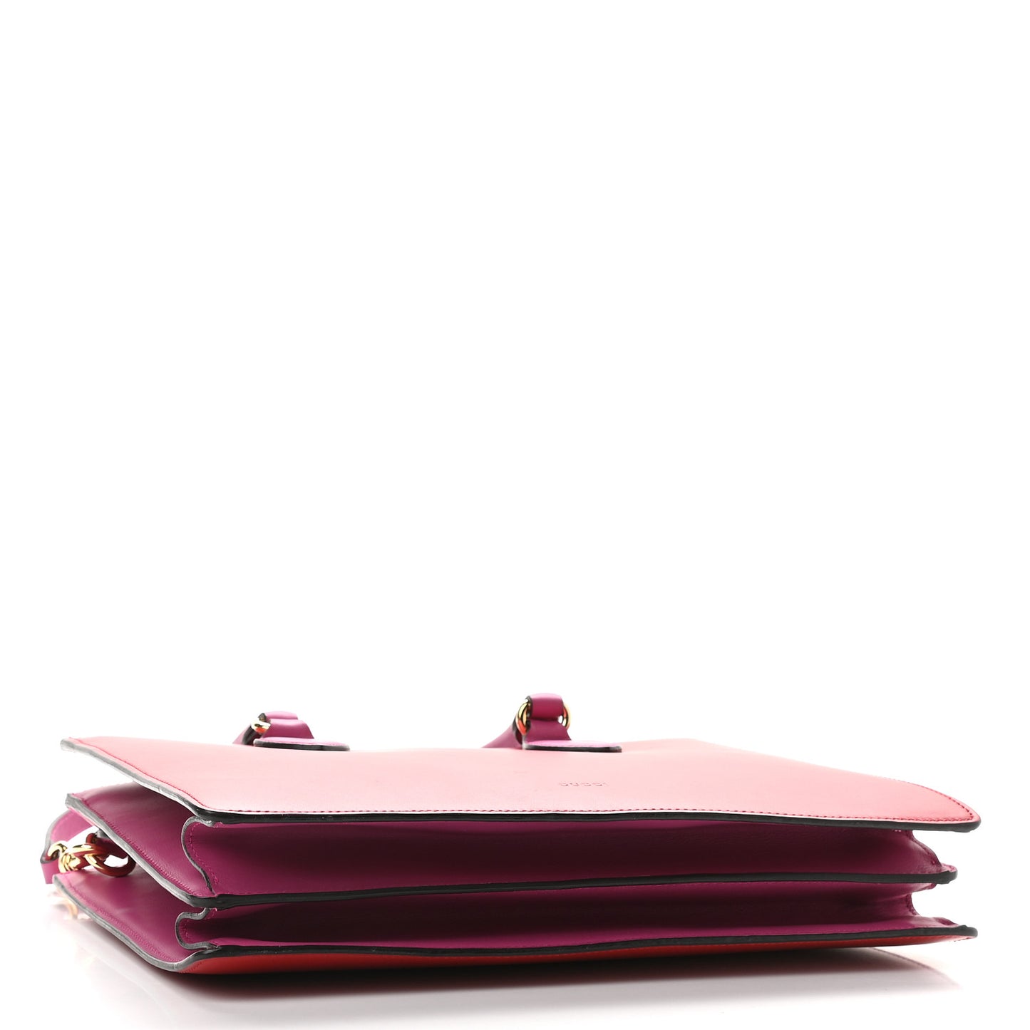 Calfskin Small Top Handle Bag Hibiscus Red New Rosette