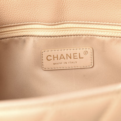 Chanel Caviar Quilted Grand Shopping Tote GST Beige 6 of 15