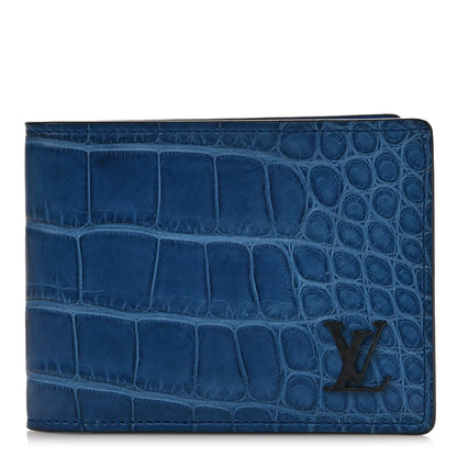 Louis Vuitton Crocodile Multiple Wallet Iceberg 1 of 7