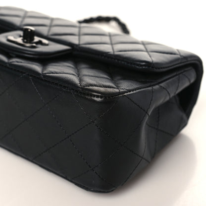 Chanel Lambskin Quilted Mini Rectangular Flap So Black 9 of 10
