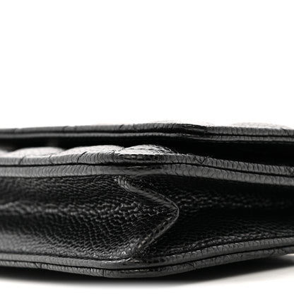Chanel Caviar Quilted Wallet On Chain WOC Black 11 of 13