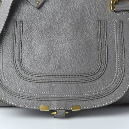 Chloe Calfskin Medium Marcie Satchel Cashmere Grey 10 of 12