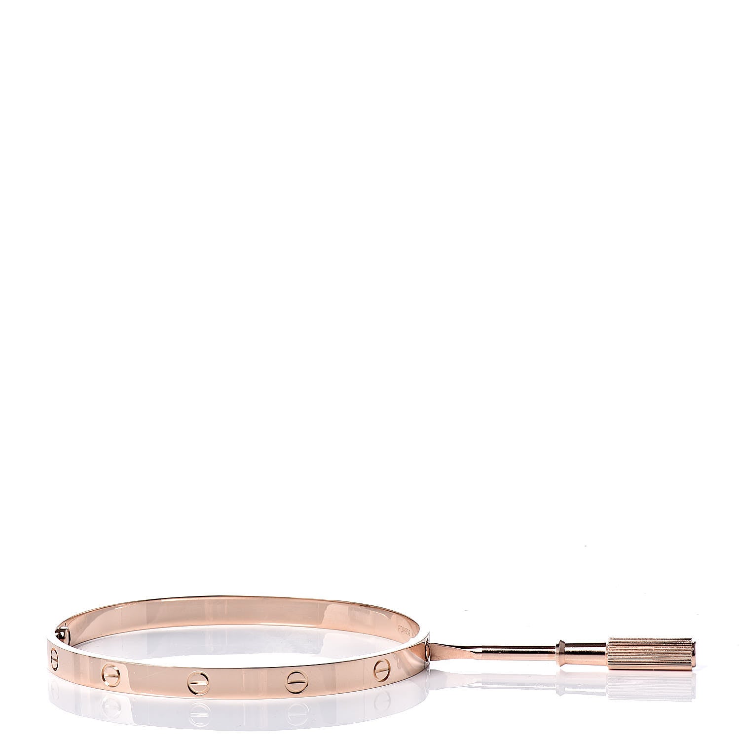 Cartier 18K Pink Gold LOVE Bracelet 21 5 of 5