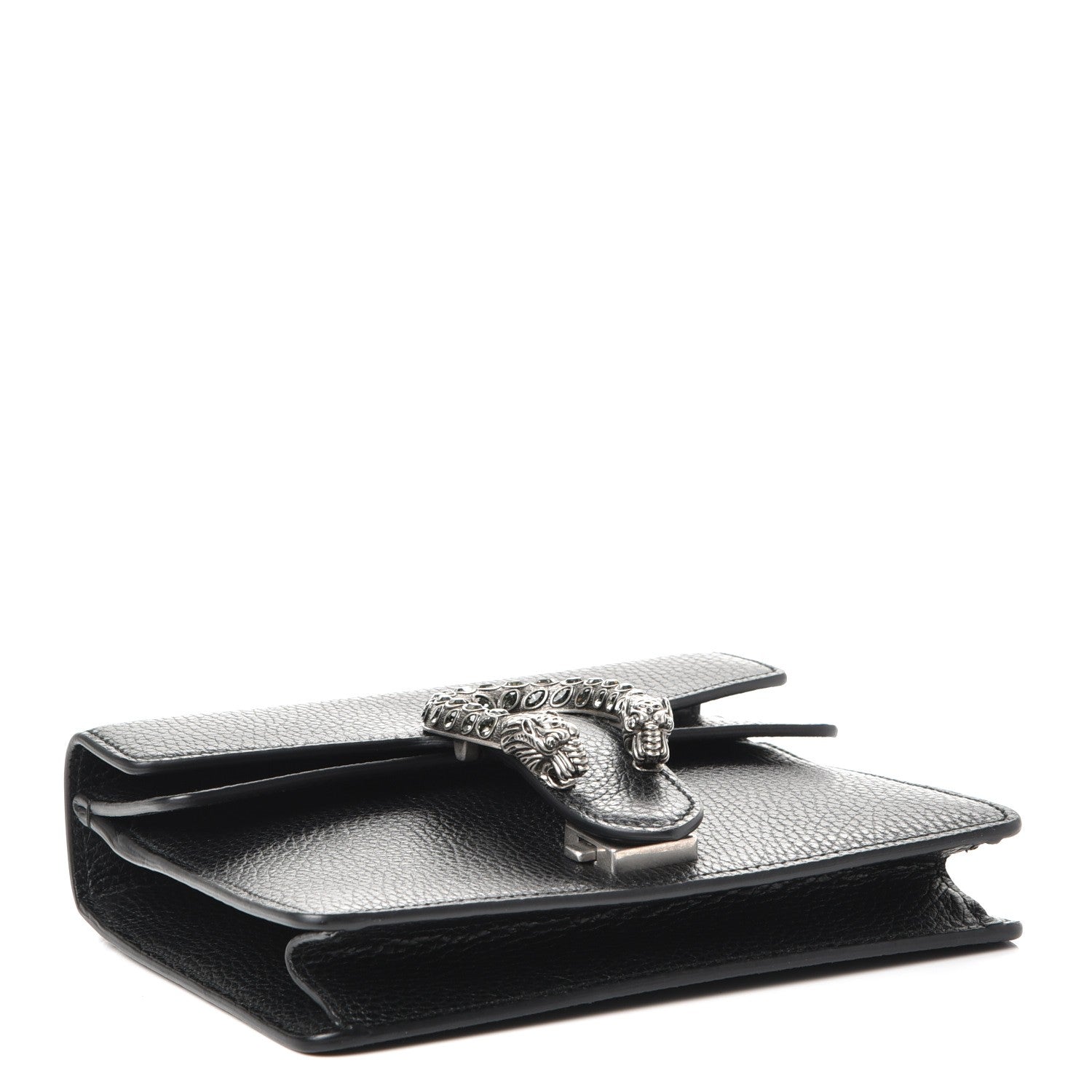 Gucci Calfskin Mini Dionysus Shoulder Bag Black 5 of 8