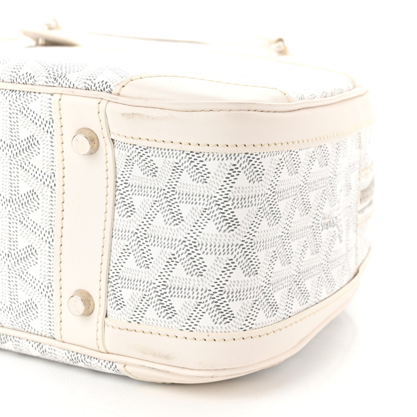 Goyardine Saint Jeanne MM Bowler White