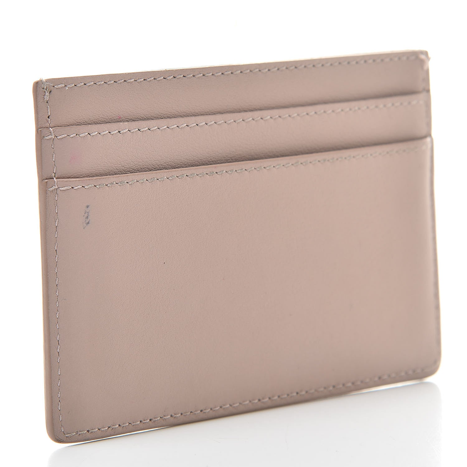 Saint Laurent Calfskin Monogram Credit Card Case Nude 3 of 11
