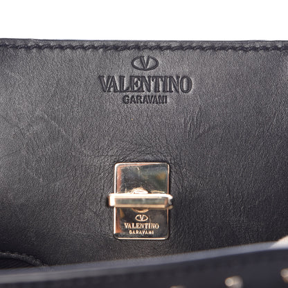 Valentino Garavani Calfskin Studded Small Joylock Satchel Black 6 of 15