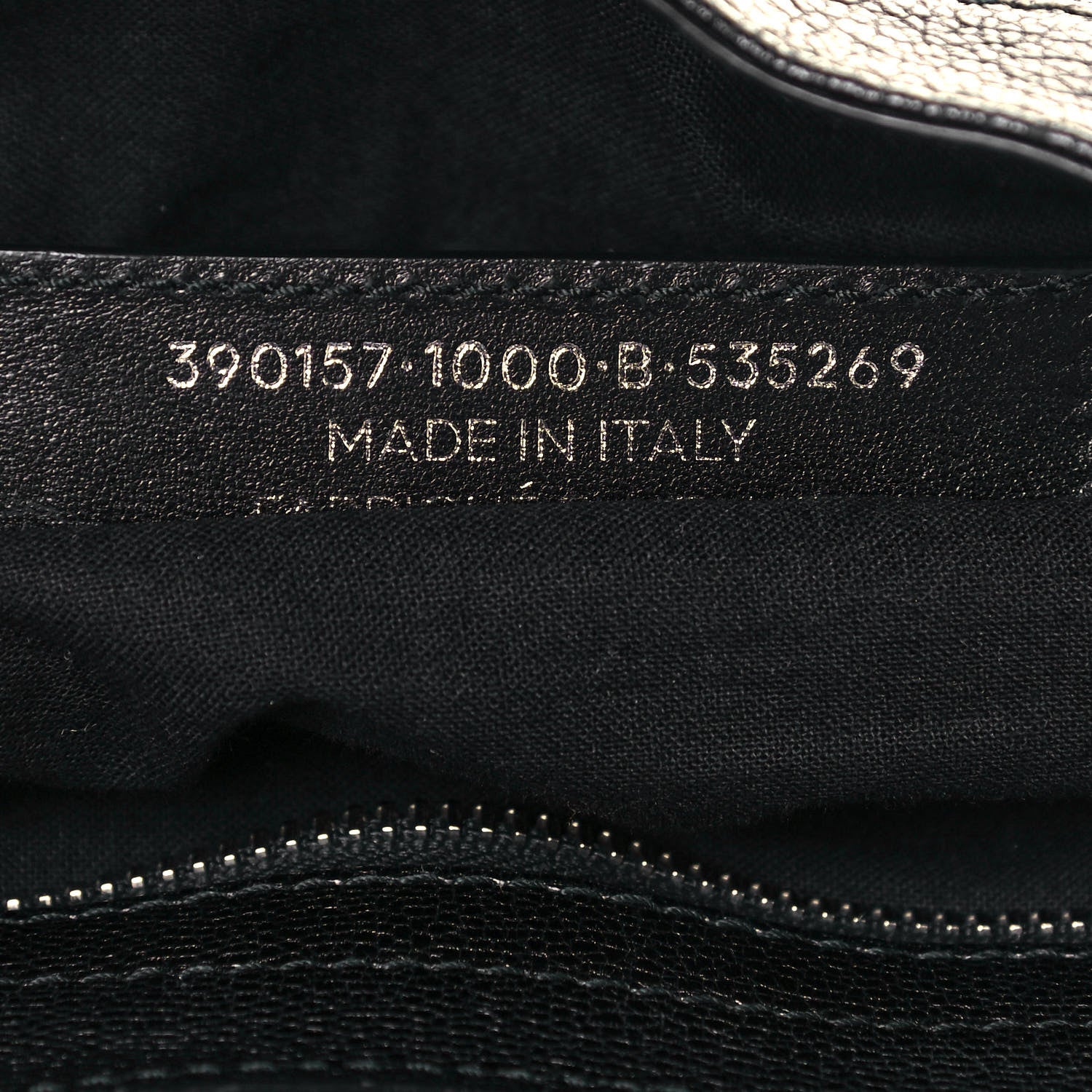 Balenciaga Chevre Silver Metallic Edge Hardware Velo Black 7 of 13