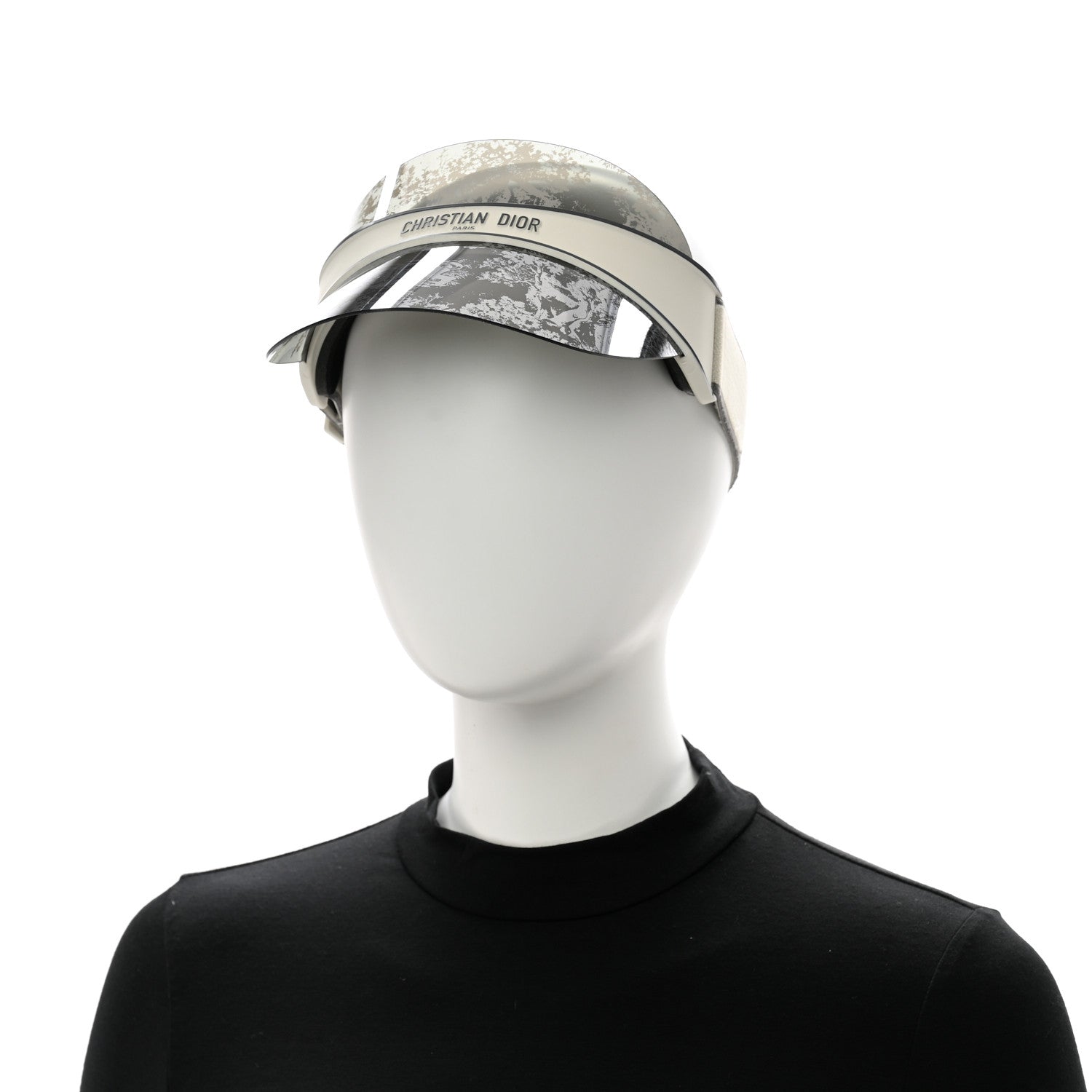 Christian Dior Toile de Jouy DiorClub V1U Sun Visor White 2 of 10