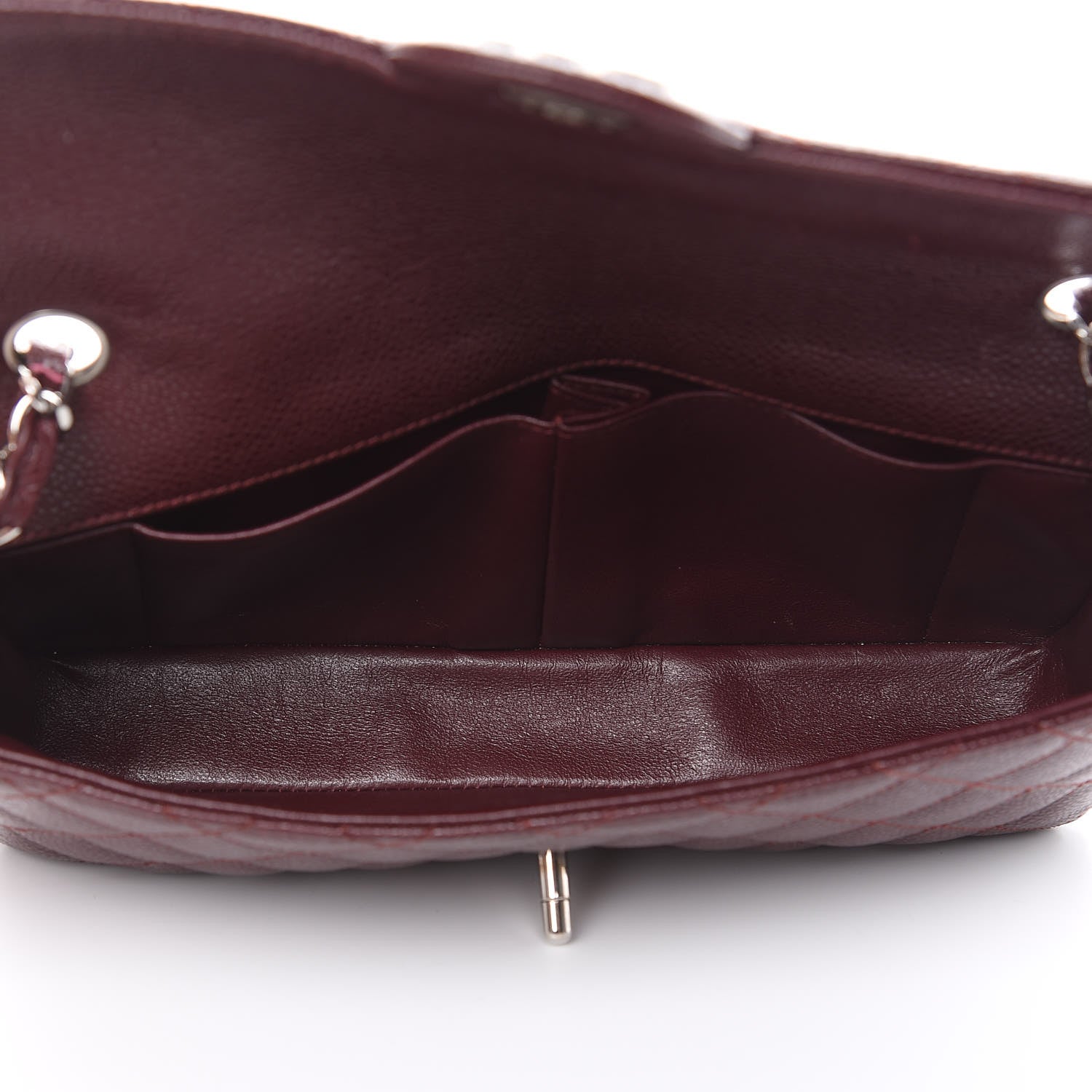 Chanel Caviar Quilted East West Flap Bordeaux 5 of 12