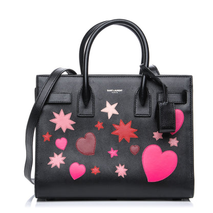 Saint Laurent Calfskin Patchwork Baby Sac De Jour Black 1 of 7