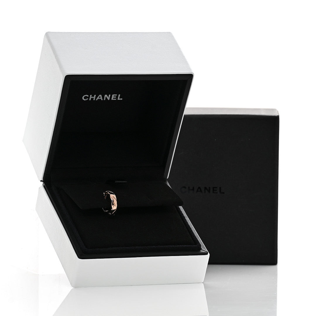 Chanel 18K Beige Gold Coco Crush Single Ear Cuff Earring 6 of 6