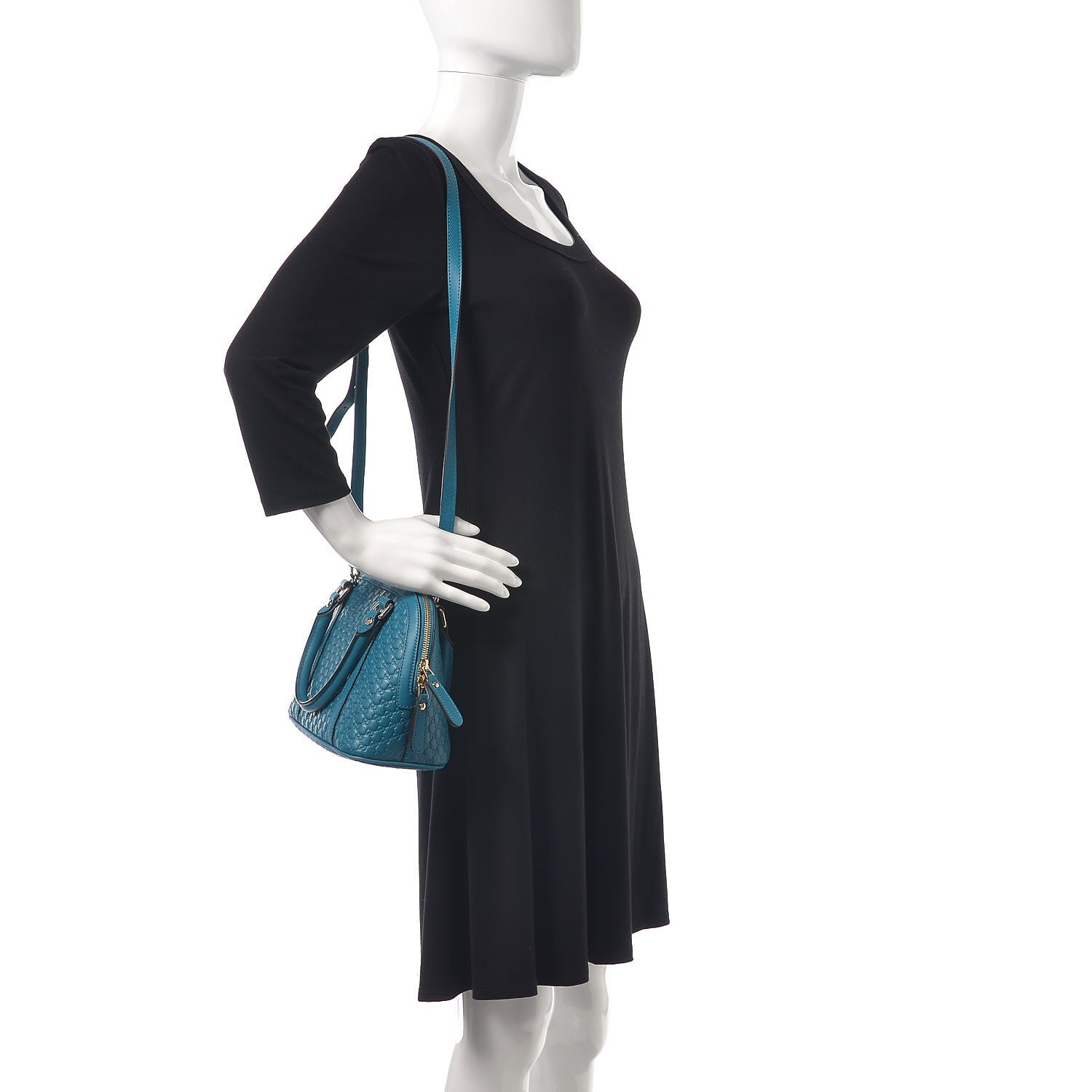 Gucci Microguccissima Mini Dome Bag Deep Cobalt 2 of 9