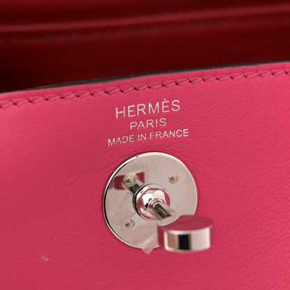 Hermes Swift Verso Mini Lindy 20 Rose Mexico Rouge Piment 6 of 12