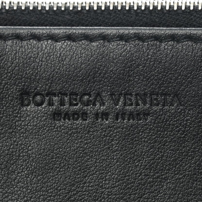 Bottega Veneta Nappa Maxi Intrecciato Zip Around Wallet Black 4 of 5