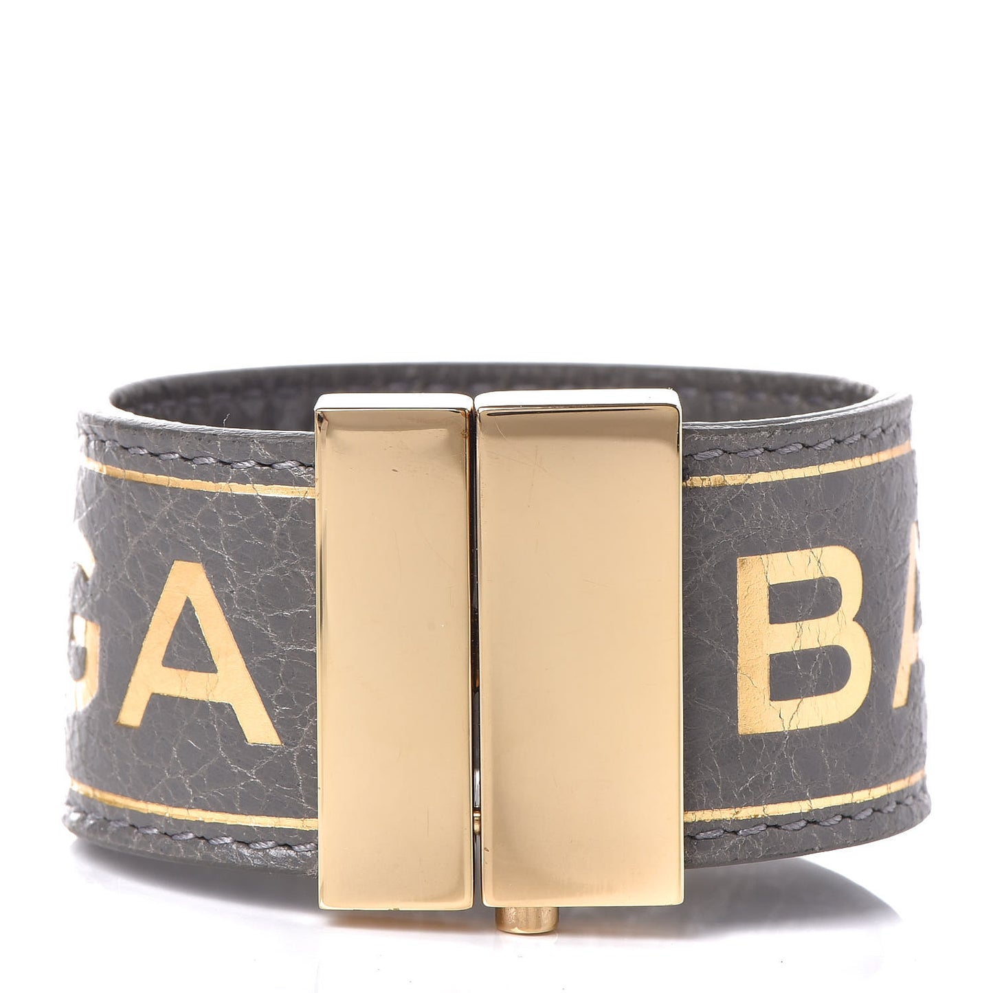 Agneau Logo Blanket Bracelet Gris Fumee