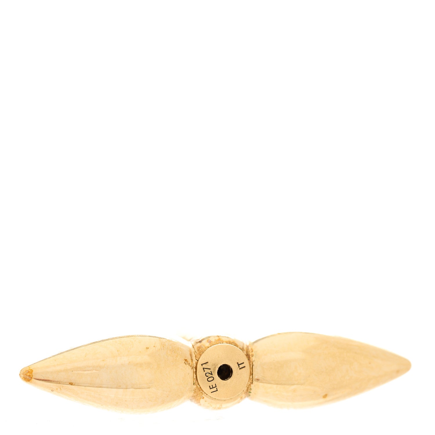 Louis Vuitton Pearl Louisette Earrings Gold 5 of 5