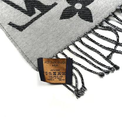 Louis Vuitton Wool Simply LV Scarf Black 3 of 3