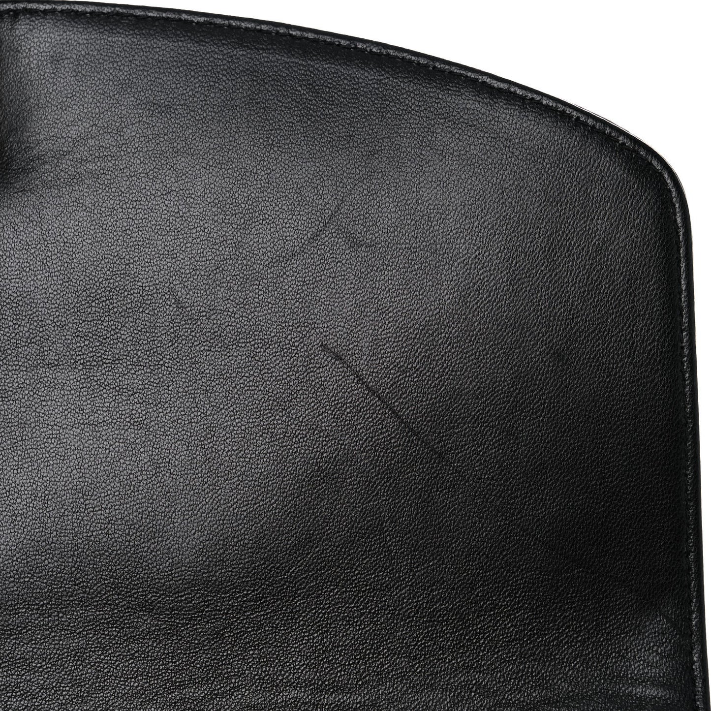 Lambskin Quilted Medium Single Flap Black