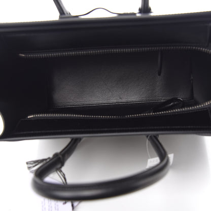 Celine Sleek Calfskin Micro Bi-Color Luggage Black White 4 of 8