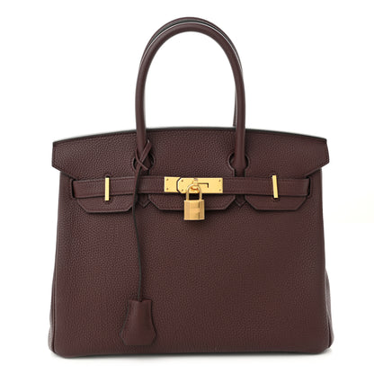 Hermes Togo Birkin 30 Bordeaux 1 of 10