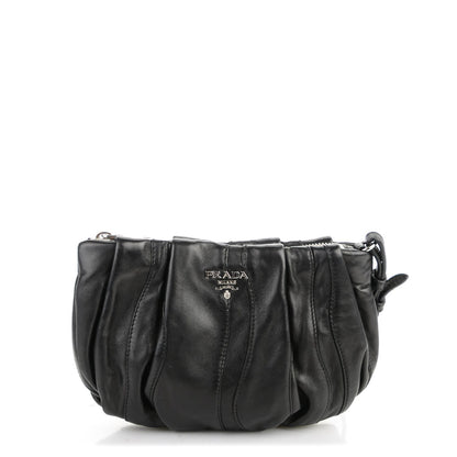 Prada Nappa Mordore Wristlet Clutch Nero Black 1 of 8