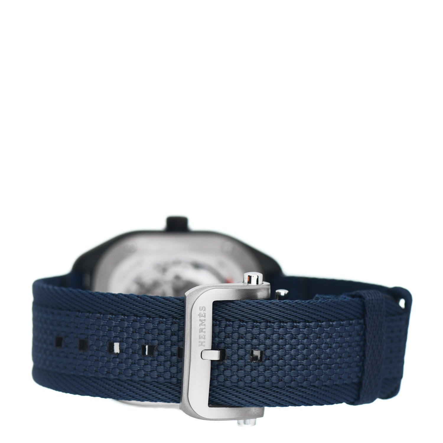 Hermes DLC Coated Titanium Nylon 39mm H08 Automatic Watch Bleu Abysse 3 of 4